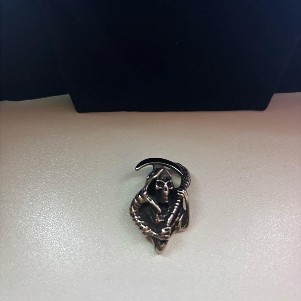 Grim Reaper pendant in Dark Metallic